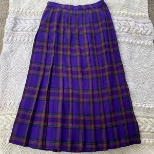 Pendleton Wool Plaid Skirt